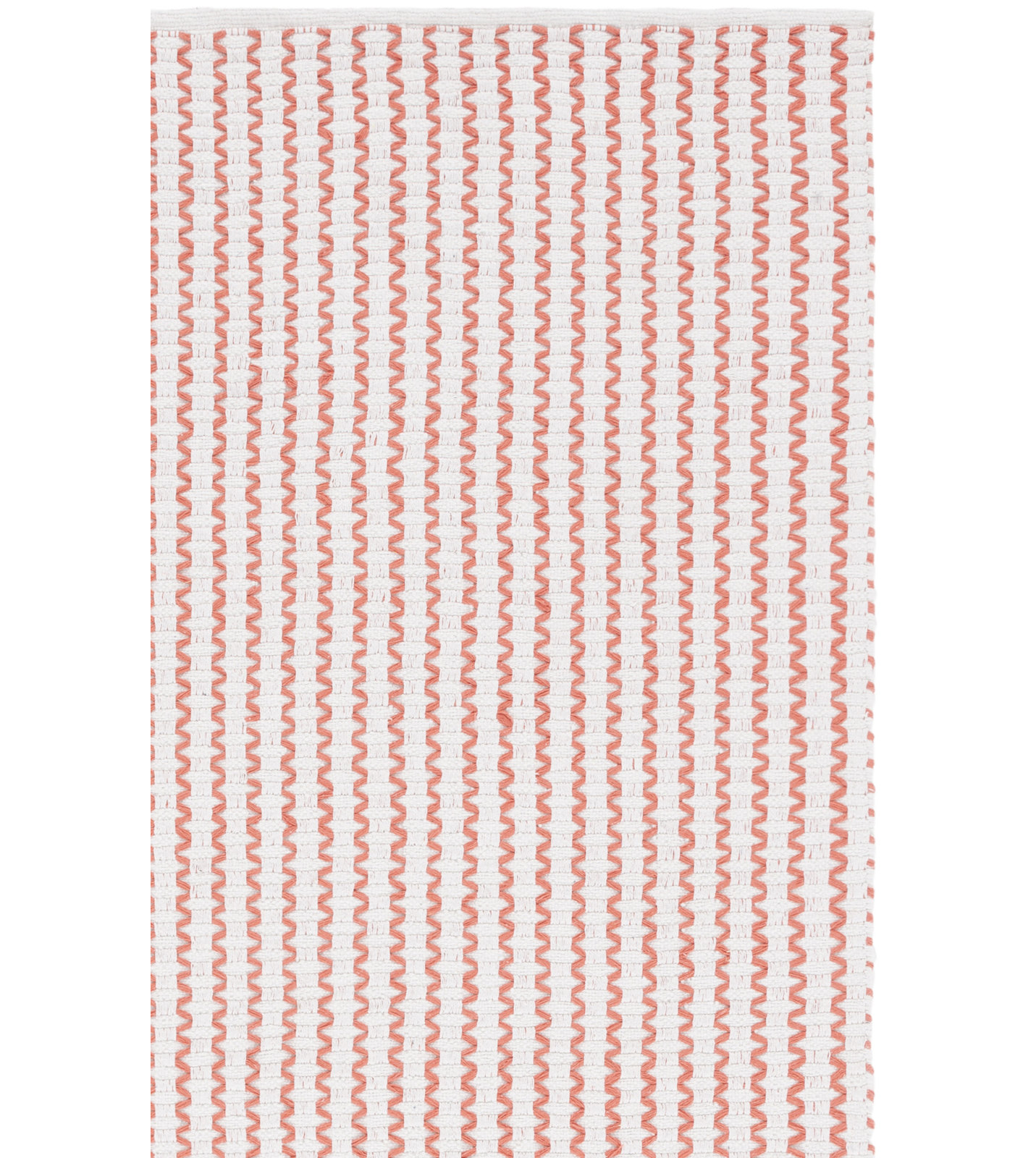 Hand-Woven Chevron Cotton Rug, Rectangle 9' x 12'
