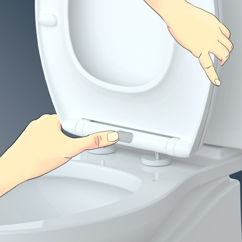 Siège de toilette rond Never Looser