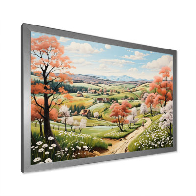 Paysage champêtre au printemps IV - Paysages, art mural, salon