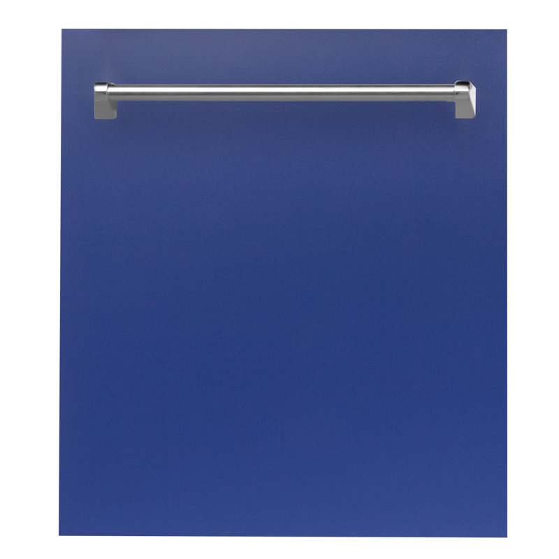 ZLINE 24 in. Fingerprint Resistant Control Dishwasher with Stainless Steel Tub and Style Handle, 52dBa