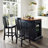 Diamondback Solid Wood Top Kitchen Island Set-784979230