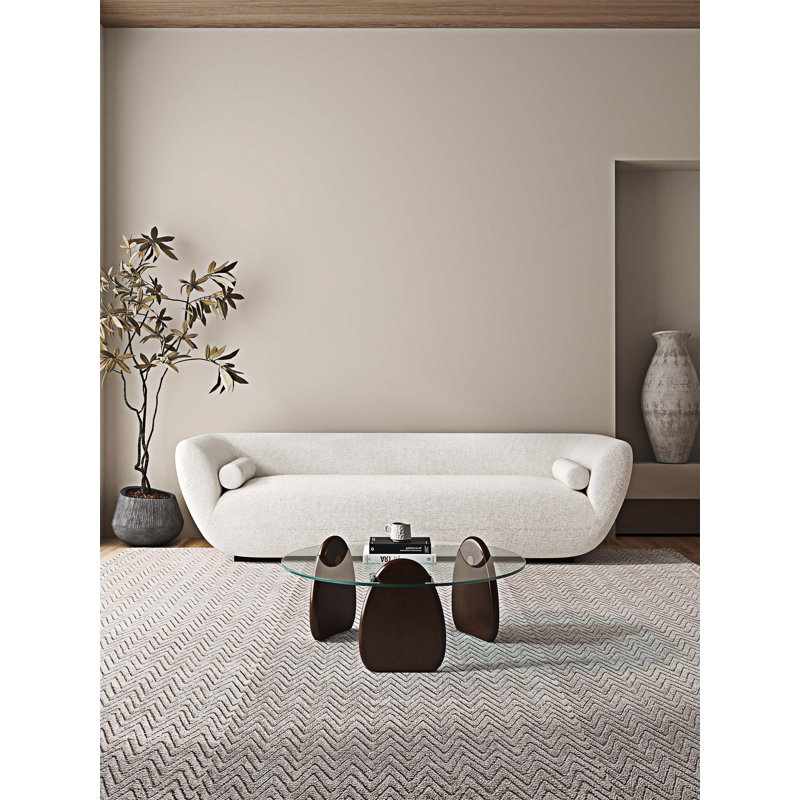 Table basse en verre