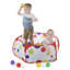 Hé! Jouez! Fosse à balles avec balles incluses - enclos de jeu escamotable avec balles en plastique non toxiques et anti-écrasement - fosse à balles pour tout-petits