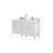 Sonoma 60 In. W X 22 In. D Double Sink Bathroom Vanity In Alabaster With 2 In. Viola Brown Quartz-103399668