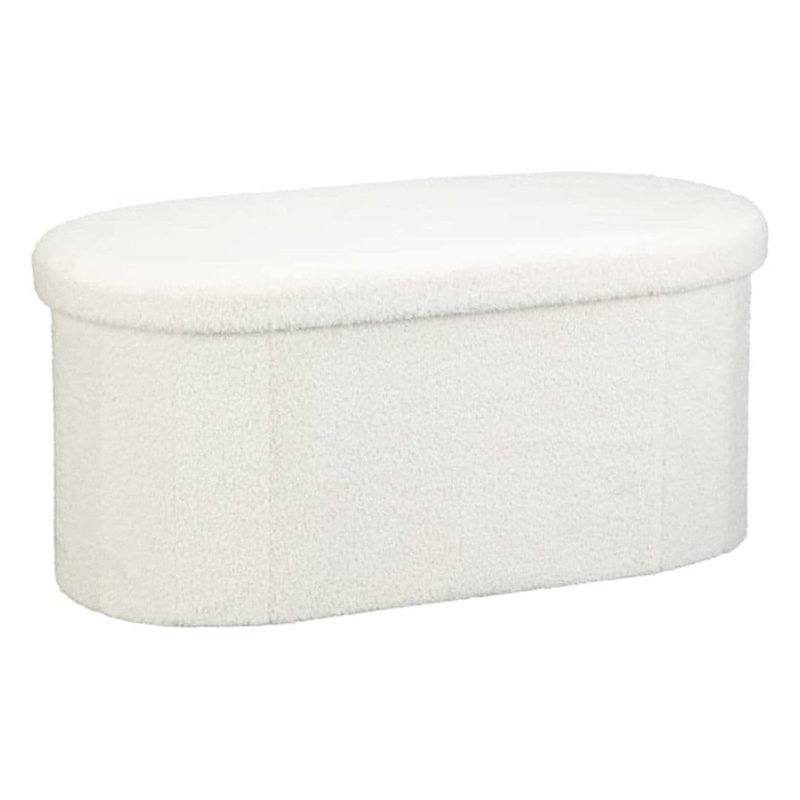 77cm Wide Curved Footstool Ottoman