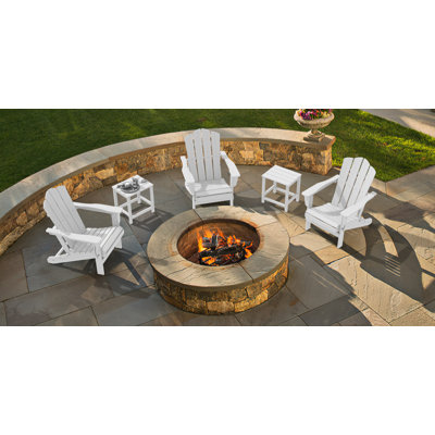Wolak Foldable Outdoor Adirondack Chair