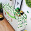 Chemin de table Green Lucky Clover Shamrocks