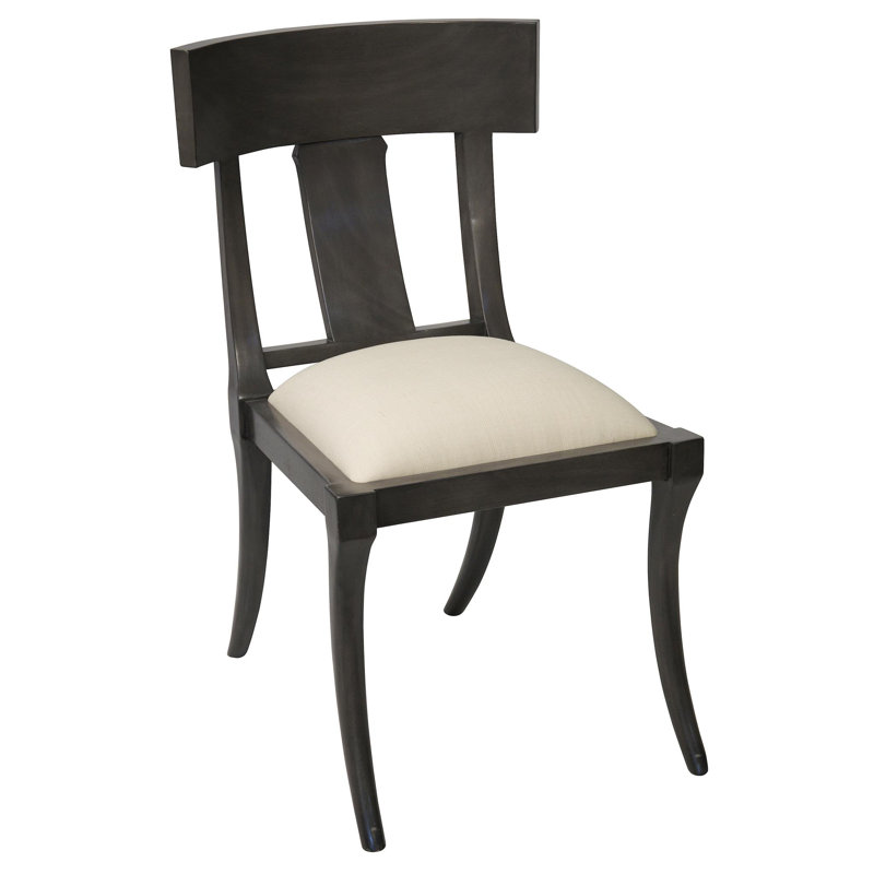 Athena Upholstered Dining Chair, Pale