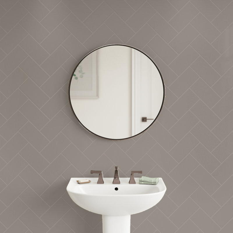 Curvaceous 3" x 6" Ceramic Wall Tile, Gray
