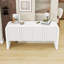 Console 63 pouces à motif ondulé moderne avec 4 portes et tablettes réglables-117061463