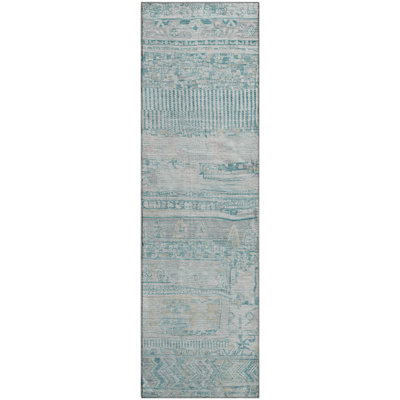 Premium Machine Washable Bitteridge AMF1835 Stripes Rug