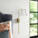 Daphne Plug-in Armed Sconce