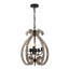 Luminaire suspendu lanterne 6 lumières