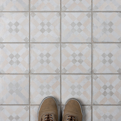 Barcelona 6" x 6" Porcelain Patterned Wall & Floor Tile