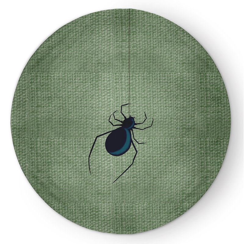 Forges Chenille Indoor Rug, Round 5'