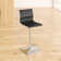 Stoke Gifford Swivel Upholstered Adjustable Height Counter Stool with Metal Frame