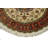 Orneta One-of-a-Kind Round 5'5" X 5'5" New Age Round Wool Area Rug in Cream/Red