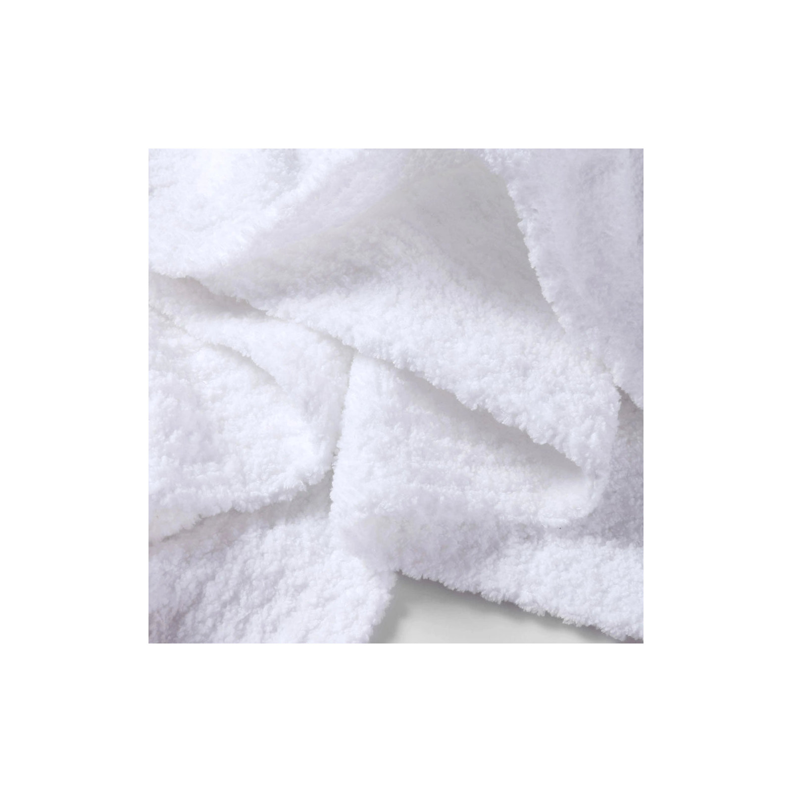 Snug Throw Blanket, King, Clear White