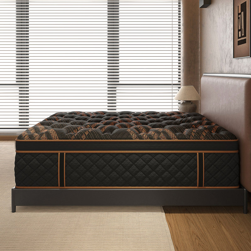 14'' Medium Firm Hybrid Mattress in a Box with Cooling Gel Memory Foam & Individually Pocketed Coils, King, 14"