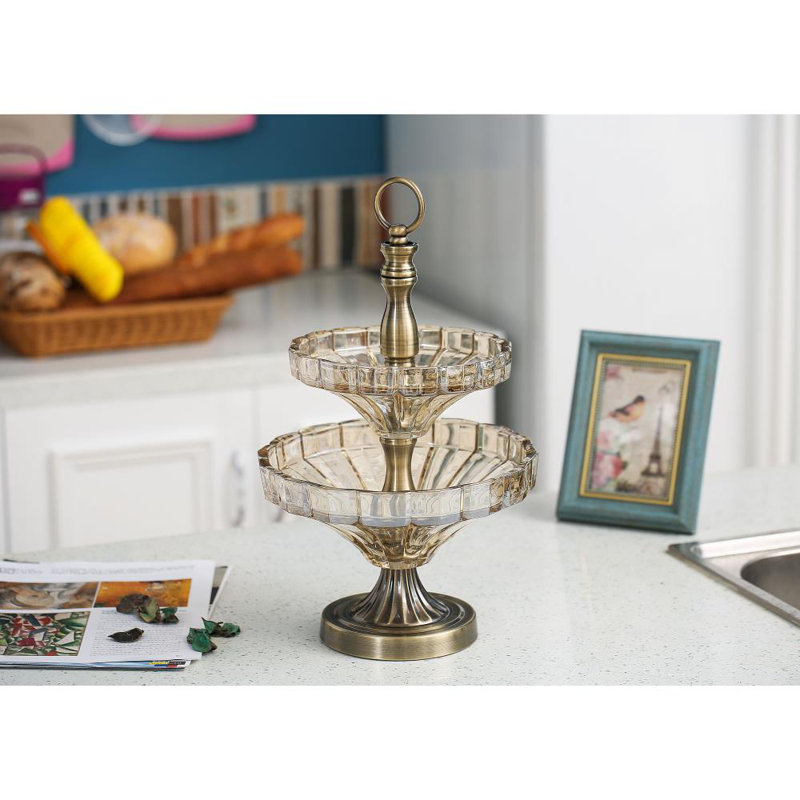 Matashi Crystal Glass Candy Bowl