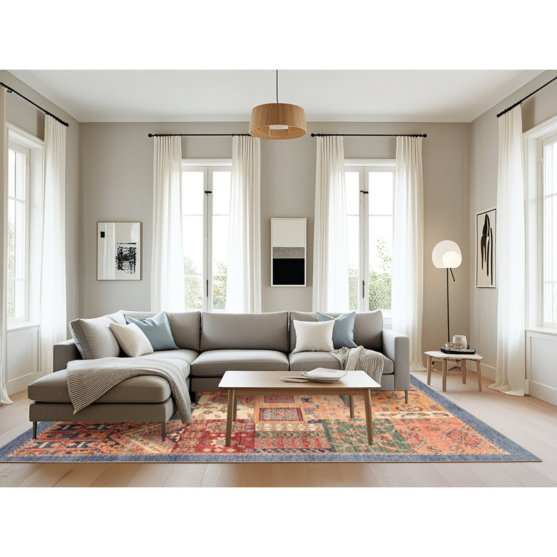 Tapis abstrait moderne 3733ABS3739, Rectangle 8 pi x 12 pi