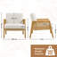  67.5Cm Wide Linen Lounge Chair-1325413571