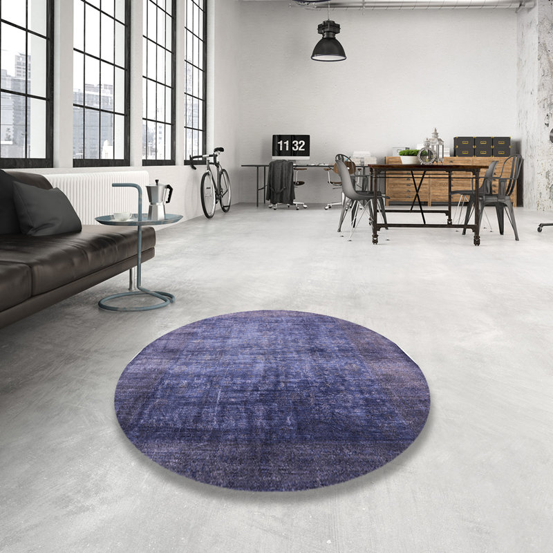 Tapis oriental mauve, Rond 8 pi