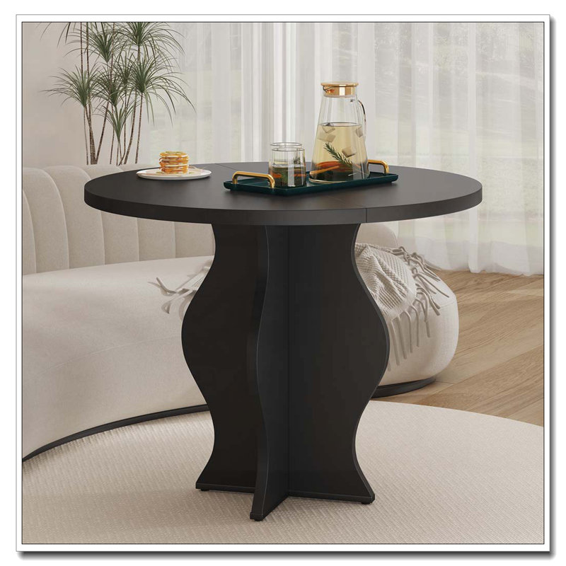Petite table de salle à manger 31,5 pouces, Noir