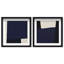 In Blue Set Shadowbox Abstract Print by Oliver Gal, Black Frame, 12 x 12-1556819899-1556819901