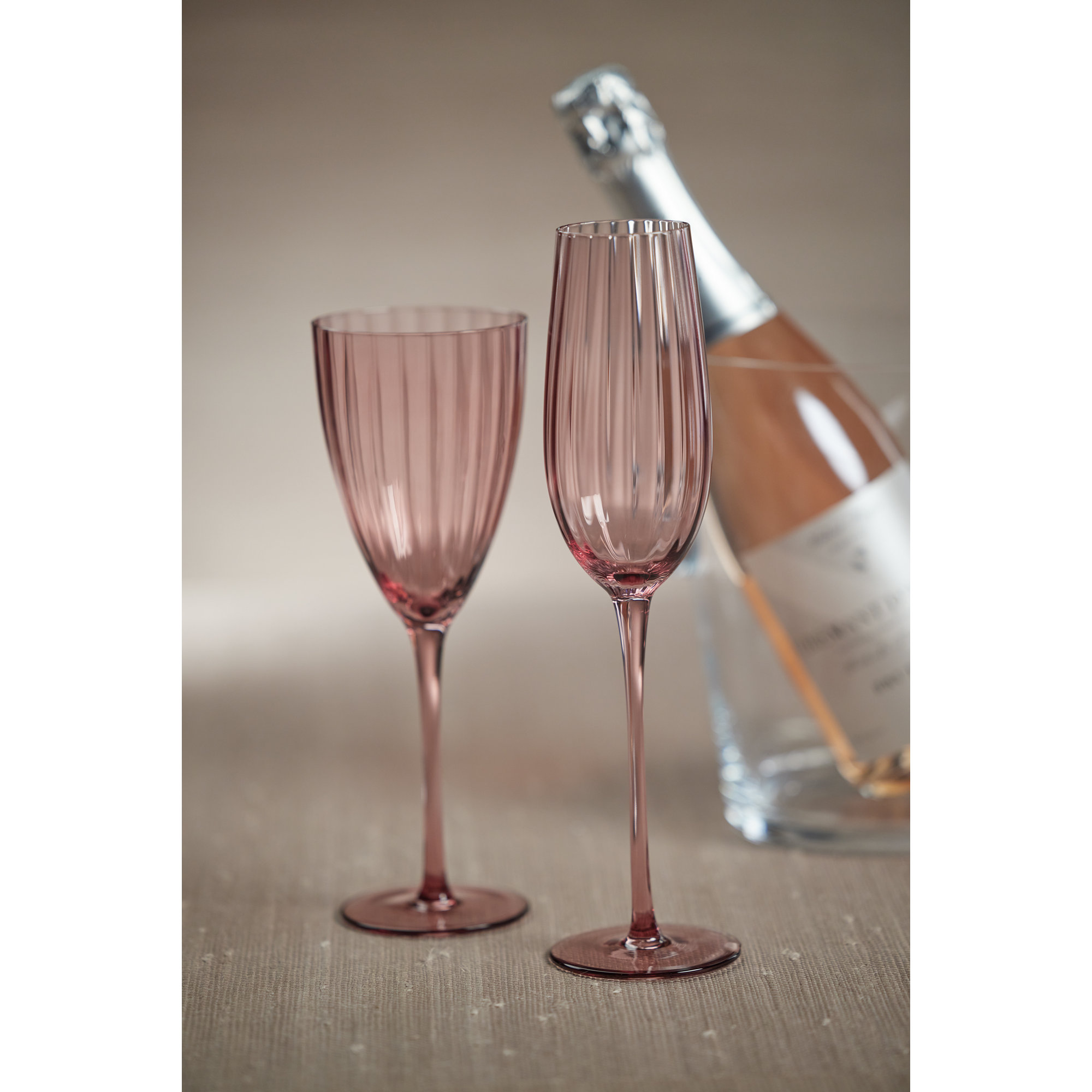 Malden Optic Champagne Flutes, Set of 4, Wine