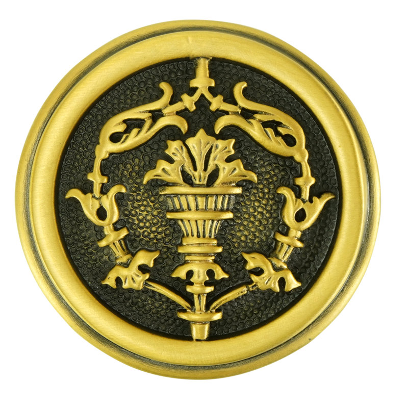 GIVERNY KNOB IN MUSEUM GOLD PLATE