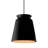 Radiance - Tall Trapezoid 1-Light Pendant - Muted Yellow - Polished Chrome - 13.5"W x 16"H - Replaceable Bulb-908413618-915471765-915468358