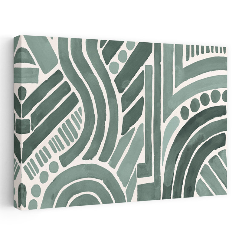 Impressions Motif Ivf Contemporary Abstract Blue Arch Arche, H 24 po x l 16 po
