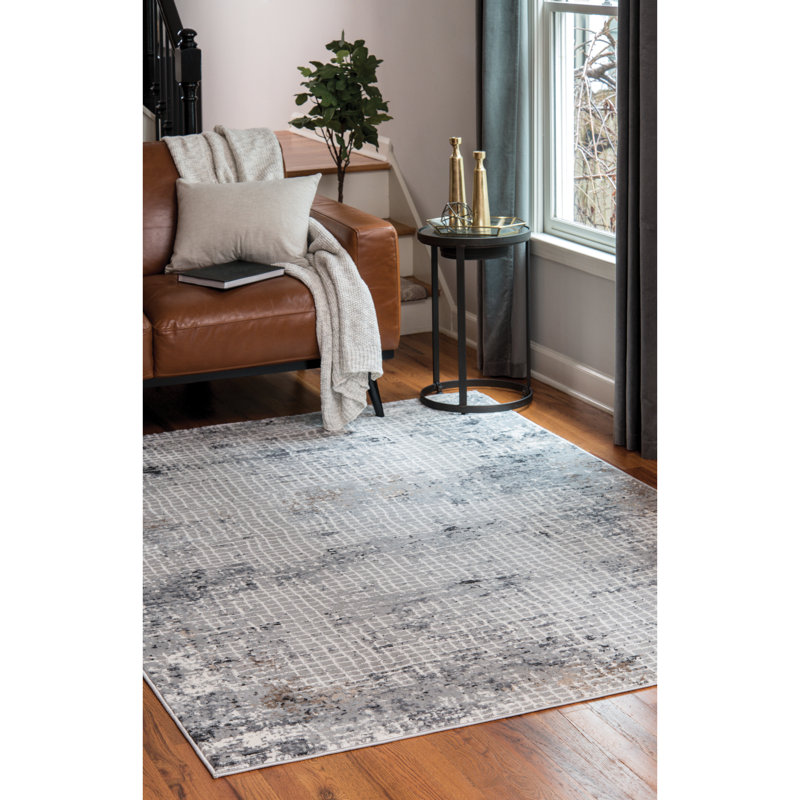 United Weavers Falzini Devine Grey Oversize Area Rug 9'10" x 10'6", Rectangle 9'1" x 13'2"