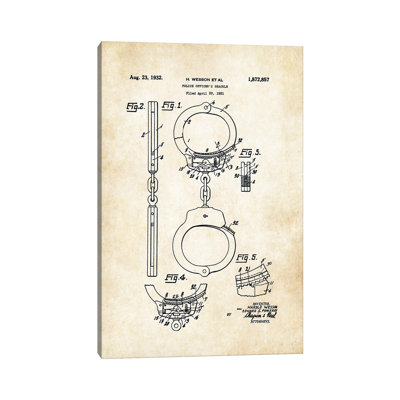 " Police Handcuffs (1931) " by Patent77