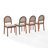Pamelia 4-piece Dining Chair Set