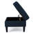Navy Fabric With Waffle And Generous Storage Capacity Contemporary Blue Stitching-1853650320