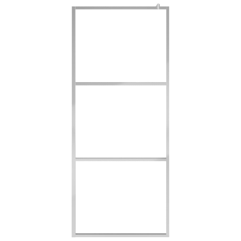 Kahrama Semi-Frameless Fibreglass Hinged Shower Door