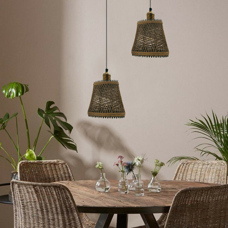 Adila 1 - Light Brown Single Pendant