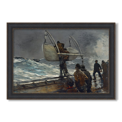 The Signal of Distress, c. 1896-Winslow Homer-Custom Framed Canvas