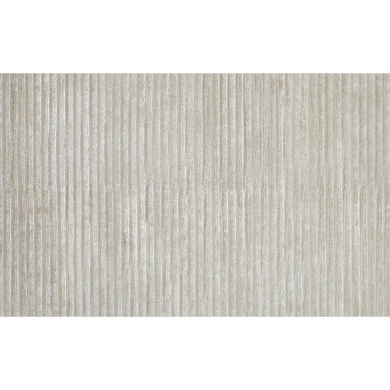 Striped Area Rug in Ivory/Gray, Rectangle 8' x 10'