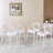 4-Piece Plastic Dining Chairs