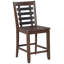 Counter Height 5-Piece Dining Table Set With Faux Marble Tabletop, Solid Wood Table Set With Storage Cabinet And Drawer-879789361-879789374