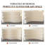 Paravent pliable en papier accordéon, écran de séparation mobile avec rangement intégré, mur décoratif pour la maison et le studio