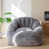 Microfibre/microsuède gris