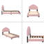Lit plateforme tapissier simple