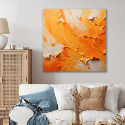 Tangerine Tango I - paysages abstraits, reproduction sur toile