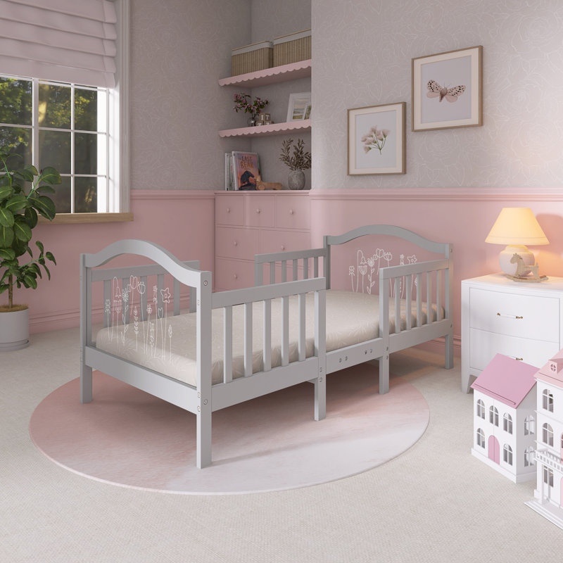 Lit convertible pour tout-petits par Dream On Me, Gris