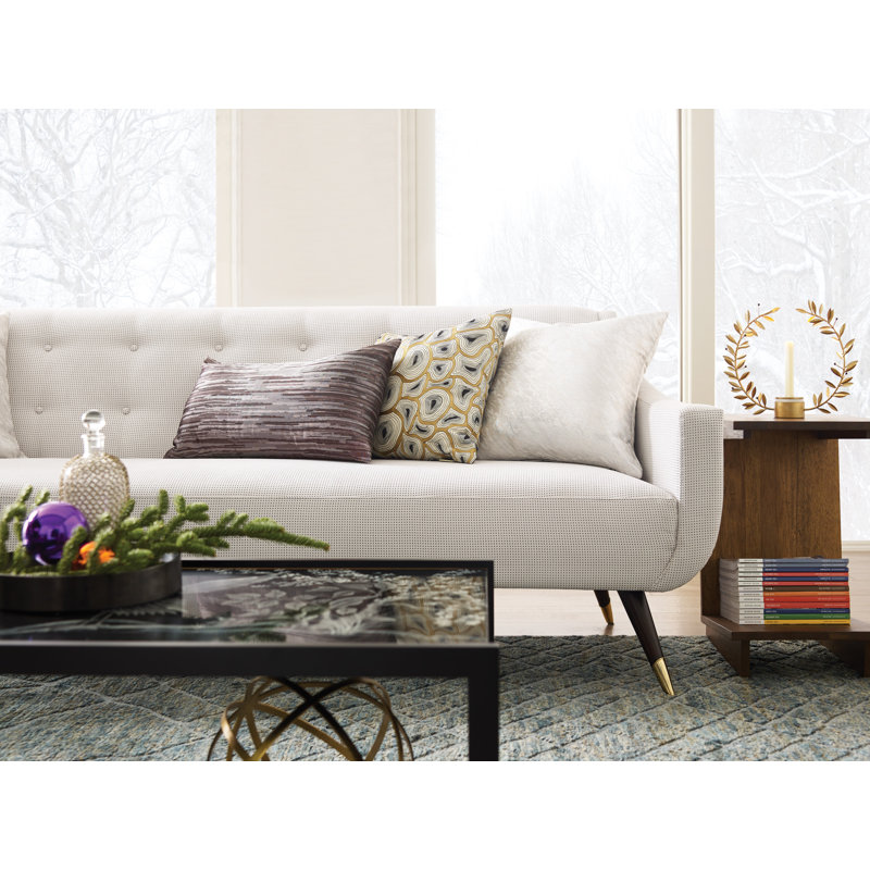 Vionnet Abstract Throw Pillow, Faux Down