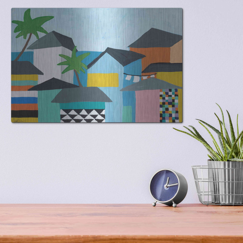 «Beachfront Property 3» par Jan Weiss, H 12 po x l 16 po